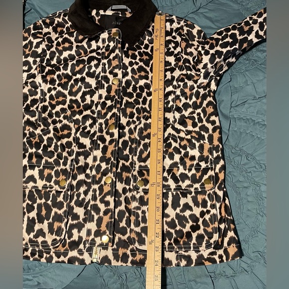 J. Crew Leopard Print Jacket - Black and Tan - Picture 9 of 16